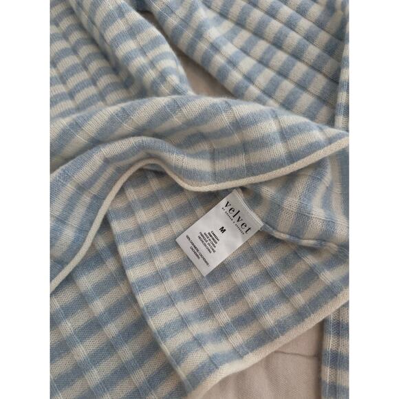 velvet by Graham and Spencer striped cashmere sweater - Picture 6 of 7